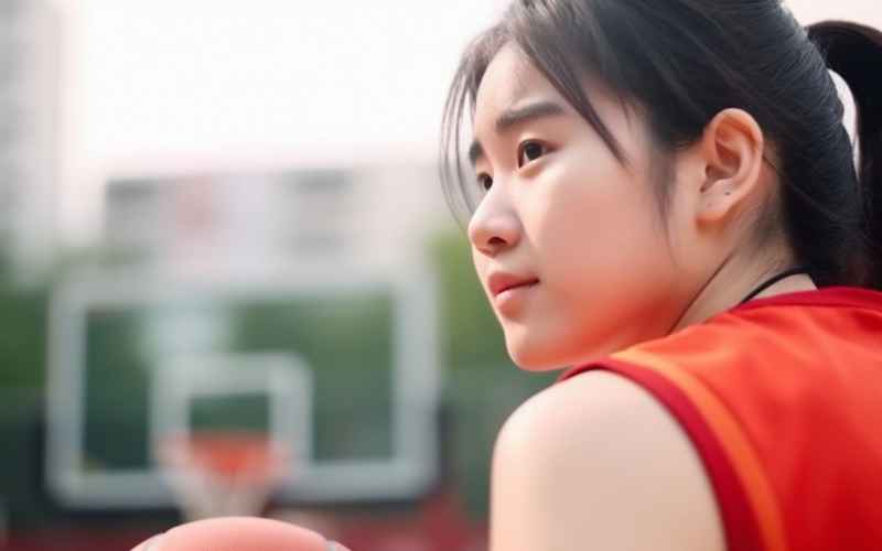 青春热血绽放在高中女篮决赛后的荣耀时刻