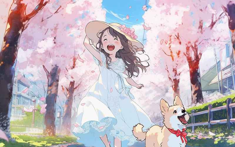 《少女与萌犬的十二个暖心日常全记录》