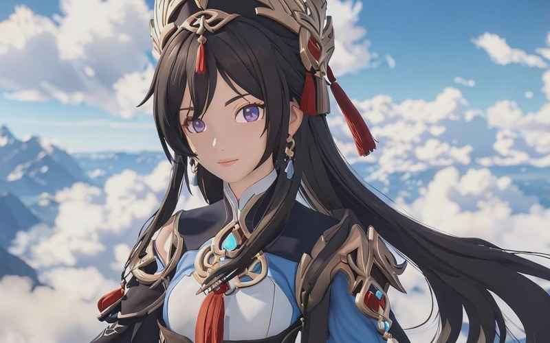 原神少女娇羞泪眼迷离瞬间绝美表情捕捉