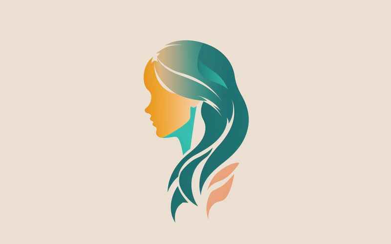 优雅绽放女性力量标志设计之美