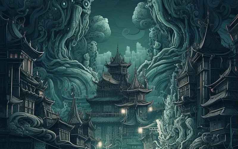 《青城十二楼奇谭：狐魅画壁夜话》
