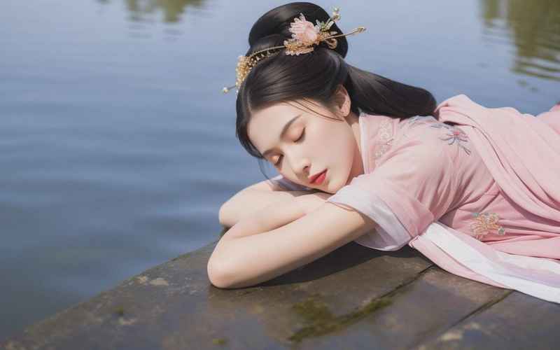 她齿落惊梦，暗喻流年逝水殇