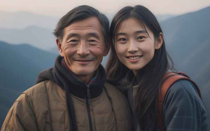 《父爱如山中字头原文里的女儿与爸爸深情对话》
