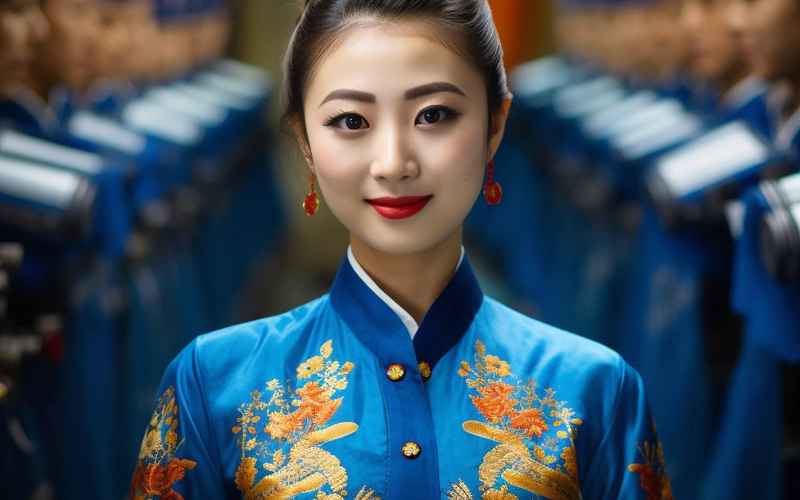 空姐吹箫精彩视频全集 优雅演绎传统乐器之美